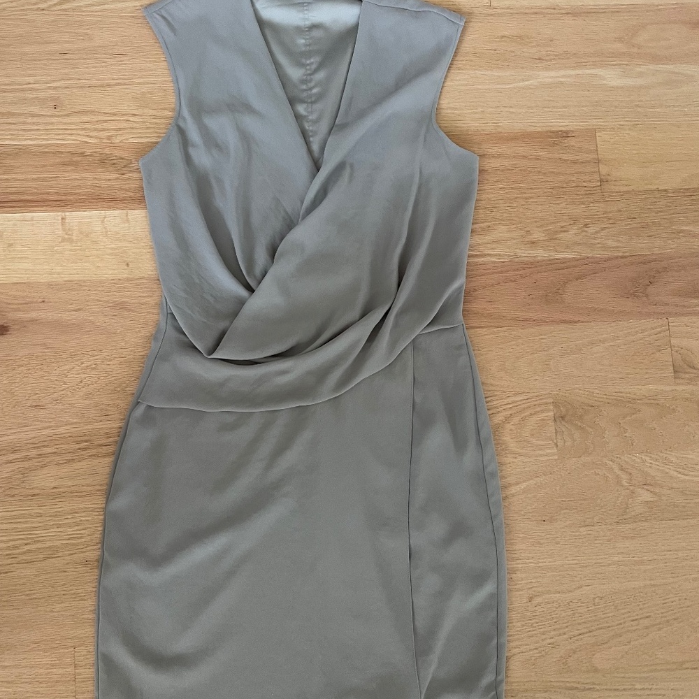 Helmut Lang faux wrap dress S